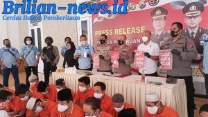 Satreskoba Polres Pasuruan Amankan 22 Tersangka Selama Operasi Tumpas Semeru