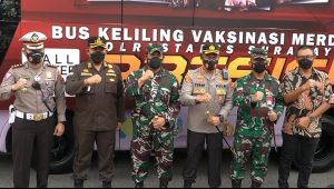 Polrestabes Surabaya Kembali Meluncurkan Inovasi Baru Untuk Mensukseskan Serbuan Vaksinasi