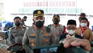 Capaian Vaksinasi Bagi Lansia Rendah, Polisi Sidoarjo Akan Masif ke Desa