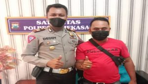 Jalin Silaturahmi, Kasat Lantas Polres Pamekasan Dengan Awak Media