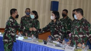 Wadan Kodiklat TNI AL Pimpin Rapat Daya Serap Anggaran 2021