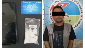Sopir Nyambi Jualan Sabu Ditangkap Satresnarkoba Polrestabes Surabaya