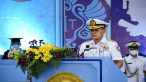 Wadan Kodiklatal Hadiri Rapat Terbuka Senat Universitas Hang Tuah Surabaya
