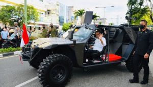 Buatan Lokal, Intip Ketangguhan Rantis P6 ATAV V1 yang Ditunggangi Jokowi