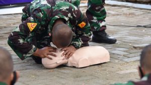 Tingkatkan Pemahaman Kesehatan Siswa Dikmaba TNI AL Angkatan XLI/2, Kodiklatal Gelar Patroli Kesehatan