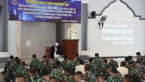 Dankodiklat TNI AL Pimpin Peringatan Maulid Nabi Muhammad SAW 1443 H/2021 M