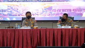Polda Jatim Gelar Anev Sitkamtibmas 2021, serta Persiapan Jelang Natal dan Tahun Baru