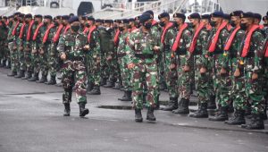 Dankodikopsla Kodiklat TNI AL Terima Satgas Lattek Layar Gabungan Wira Jala Yudha XIV/2011