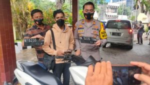 Pencurian Motor di Hotel Terungkap Kurang dari 1X24 jam