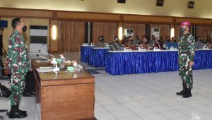 Dankodiklatal dan Para Pangkotama TNI AL Wilayah Surabaya Terima Tim Pemeriksa Interim BPK RI