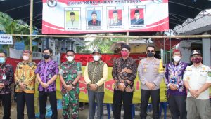 Pastikan Pilkades Lancar, Kapolres bersama Forkopimda Tinjau TPS