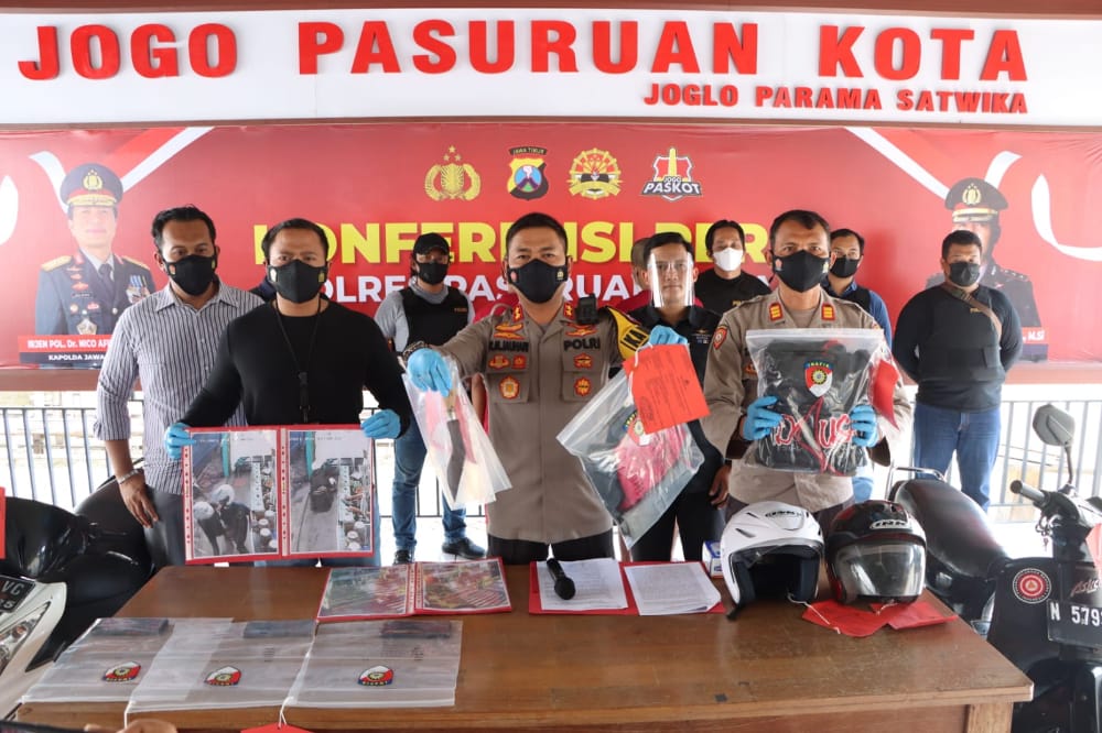 Kasus Penusukan Brutal, Polres Pasuruan Kota Berhasil Amankan 2 Tersangka