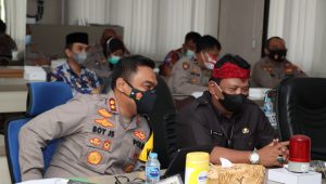 Vaksinasi Covid-19 Melonjak Drastis, Plt Bupati Nganjuk Apresiasi Kinerja Kapolres Nganjuk