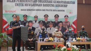 Ormas Tandatangani Kesepakatan Jaga Kota Bandung Tetap Kondusif