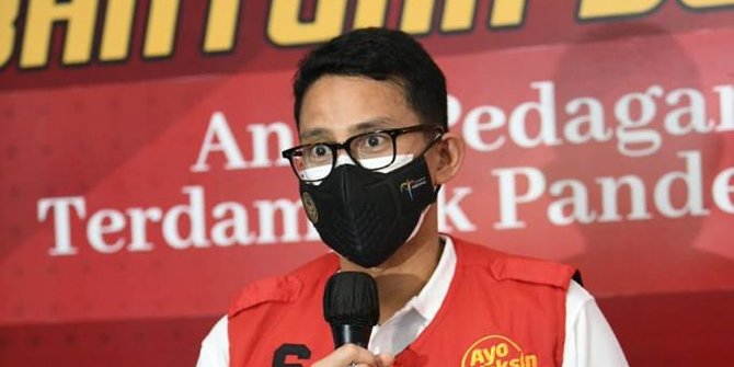 Belajar dari Varian Delta, Sandiaga Uno Tak Ingin Kecolongan Soal Kasus Omicron