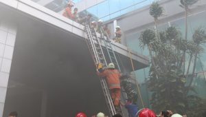 Empat Saksi Diperiksa Terkait Kebakaran Gedung Cyber