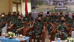 Dankodiklat TNI AL dan Pejabat Utama Ikuti Acara Navy Years End Show 2021 Secara Virtual