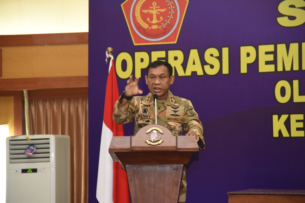 Siswa Dikma Kodiklat TNI AL Dapatkan Pembekalan Komandan PMPP TNI
