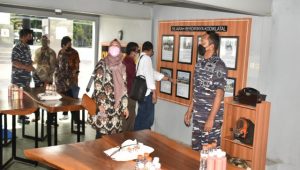 Dankodiklat TNI AL Terima Kunjungan Kerja Dinas Pariwisata dan Tim Kepurbakalaan Provinsi Jatim