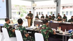 Dankodiklat TNI AL Terima Paparan Juknis Lattek Dukkes dan Juknis Lattek Opsgaktib