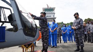 Dannkodiklat TNI AL Hadiri Acara Serah Terima Helikopter Latih Single Engine Bell 505