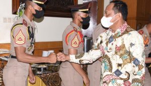 Pejabat Utama Kodiklat TNI AL Terima Kunjungan Taruna Taruni AAL