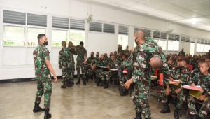 Satgas Covid-19 Kodiklatal Gelar Patroli Kesehatan Ke Siswa Guna Tingkatkan Pemahaman Kesehatan