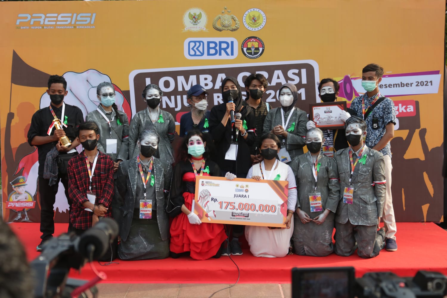 Perwakilan Jawa Timur, Unesa Juara 1 Lomba Orasi Piala Kapolri