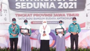 Gubernur Jawa Timur Khofifah, Dalam Puncak Peringatan Harkodia Di Pompes