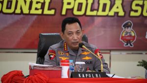 Pengarahan di Polda Sultra, Kapolri Tekankan Kawal Investasi di Tengah Pandemi Covid-19