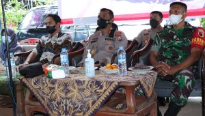 Kapolres Pamekasan Kembali Lakukan Zoom Meeting dengan Kapolri, Gencarkan Vaksinasi Capai Target 70 Persen