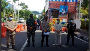 Kapolsek Mulyorejo memimpin Apel Gelar Pasukan Gabungan 3 Pilar