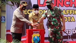 Resmi Diberlakukan Hari Ini, Forkopimda Kota Blitar Launching ETLE
