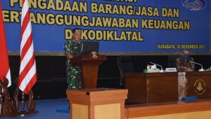 Prajurit Kodiklat TNI AL Terima Sosialisasi Pengadaan Barang dan Jasa