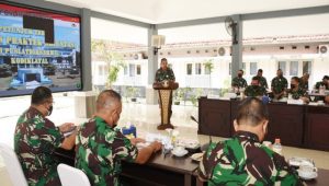 Dankodiklat TNI AL Pimpin Uji Nasakah Orientasi Siswa dan menembak Senapan