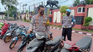 Puluhan Motor Hasil Curian Diamankan