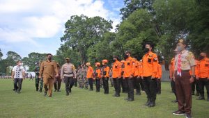 Walikota Pimpin Apel Gelar Pasukan Oprasi Lilin Semeru 2021