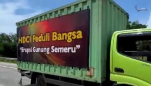 HDCI Peduli Bangsa Bantu Korban Erupsi  Gunung Semeru