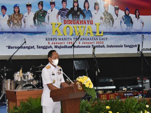 Dankodiklat TNI AL Pimpin Tasyakuran HUT Kowal Ke-59 Wilayah Surabaya