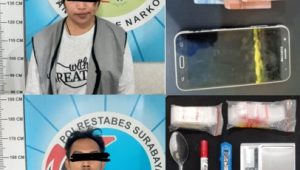 Kurir dan Pengedar Narkoba di Surabaya Berhasil Diamankan Polisi