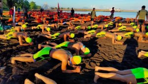 Kodiklatal Tempa Renang Laut Prajurit Siswa di Tanjung Jangkar Situbondo