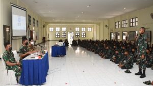Kodiklatal Sosialisasikan Program JKN – KIS kepada siswa Dikmata TNI AL