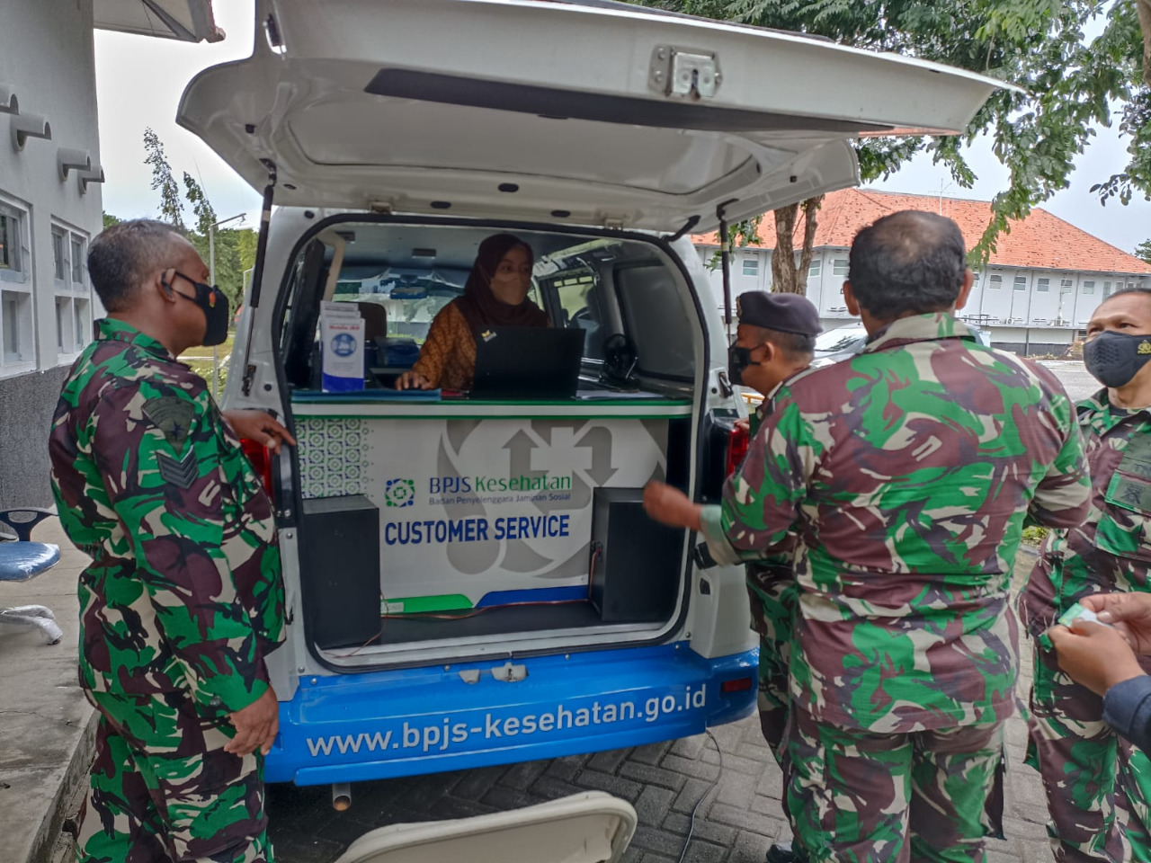 Prajurit Kodikopsla Kodiklat TNI AL Terima Sosialisasi Program JKN – KIS