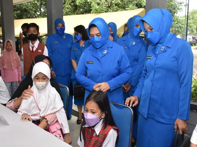Kodiklat TNI AL Gelar Vaksinasi Covid-19 Anak Usia 6 Sampai 11 Tahun