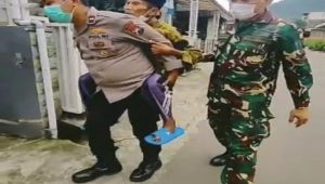 Teman Vaksin” Aksi Kolaborasi Babinsa dan Bhabinkamtibmas Desa Sumberejo Redam Covid-19