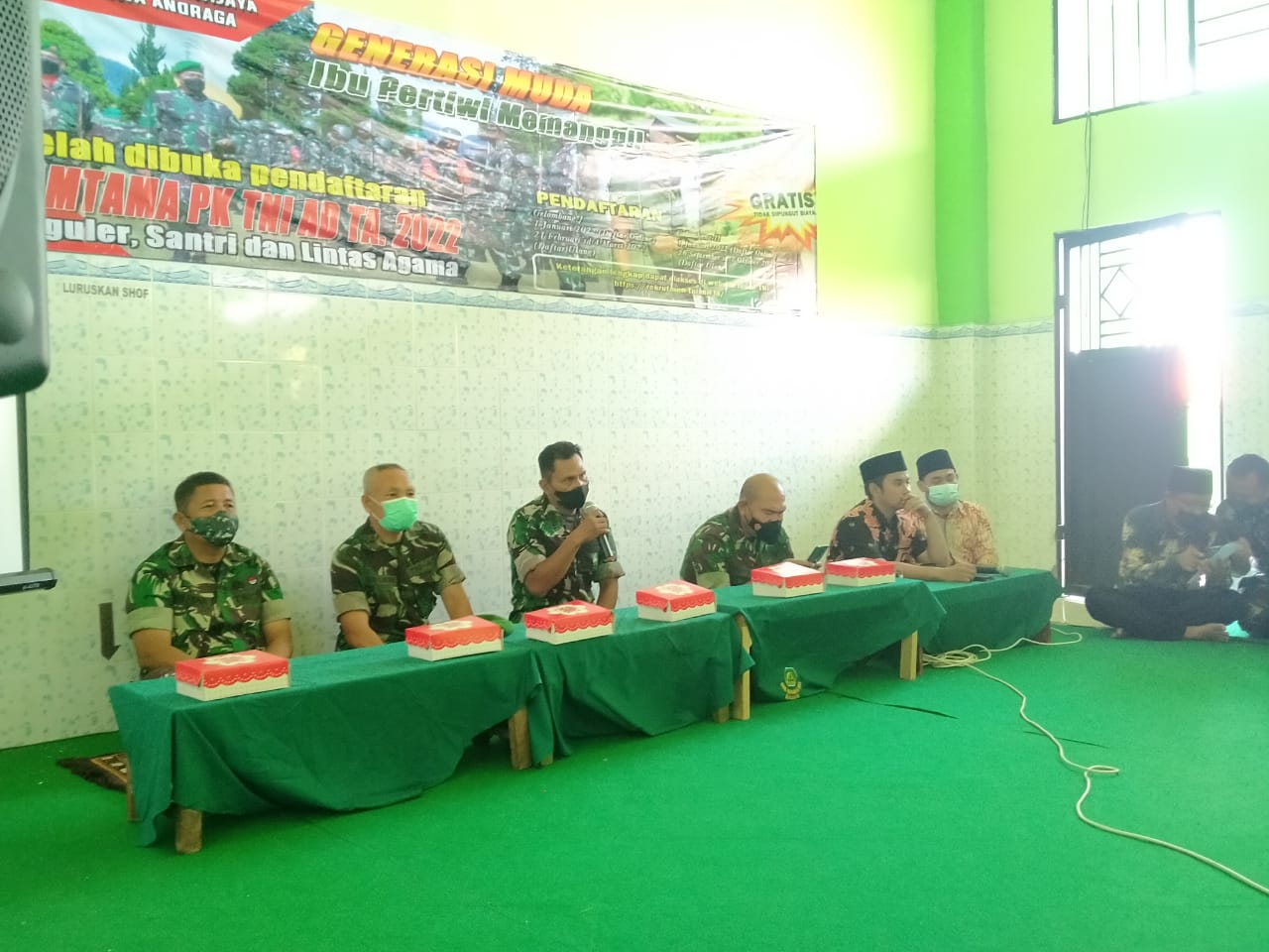 Kodim Surabaya Utara Sosialisasikan Rekrutmen Calon Prajurit TNI AD di Ponpes Alfatich