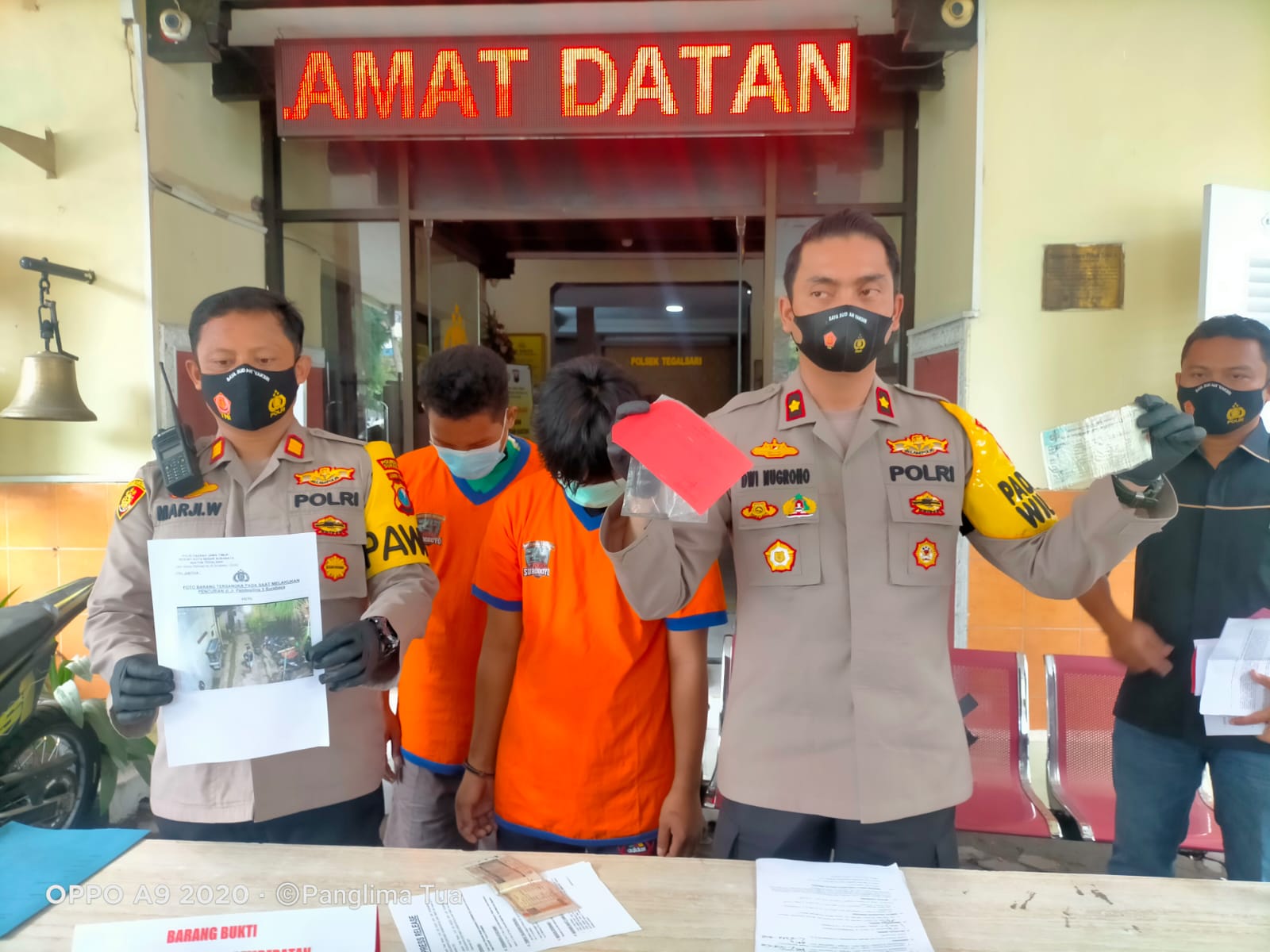 Maling Motor Kembali Dibekuk Unit Reskrim Tegalsari