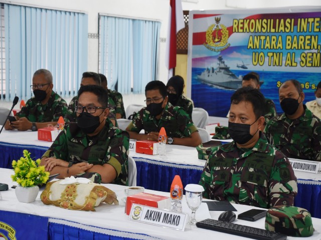 Prajurit Kodiklatal Selesai Ikuti Rekonsiliasi Internal DIPA Satker UO TNI AL Secara Virtual