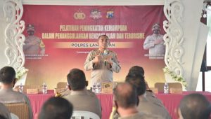 Polres Lamongan Gelar Pelatihan Peningkatan Kemampuan Penanggulangan Bencana dan Terorisme serta Radikalisme