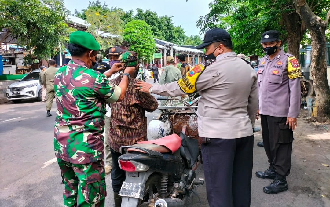 Danramil Semampir : Operasi Yustisi PPKM Level 1, Prokes Harus Didukung Semua Pihak